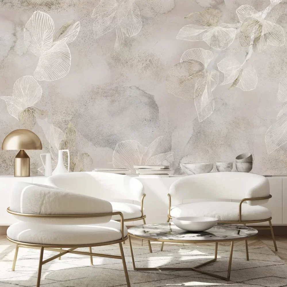 Golden symphony tapet i interior