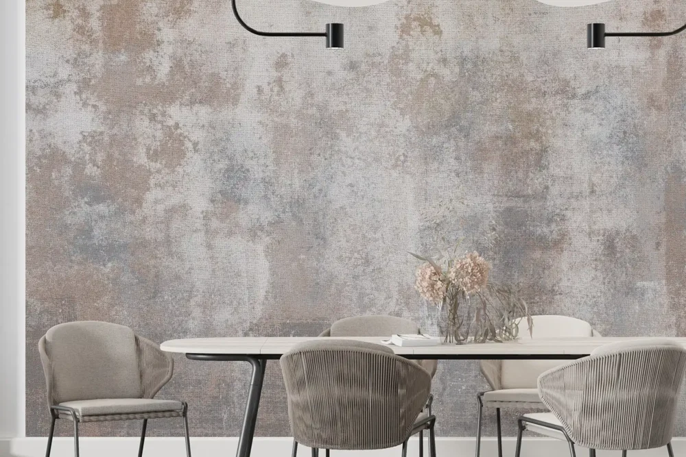 Tapet med gammel mur i interior